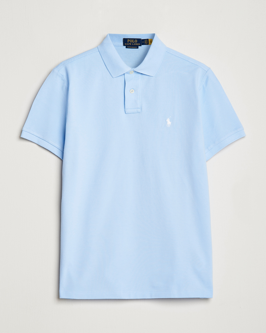 Herre | Polotrøjer | Polo Ralph Lauren | Custom Slim Fit Polo Office Blue
