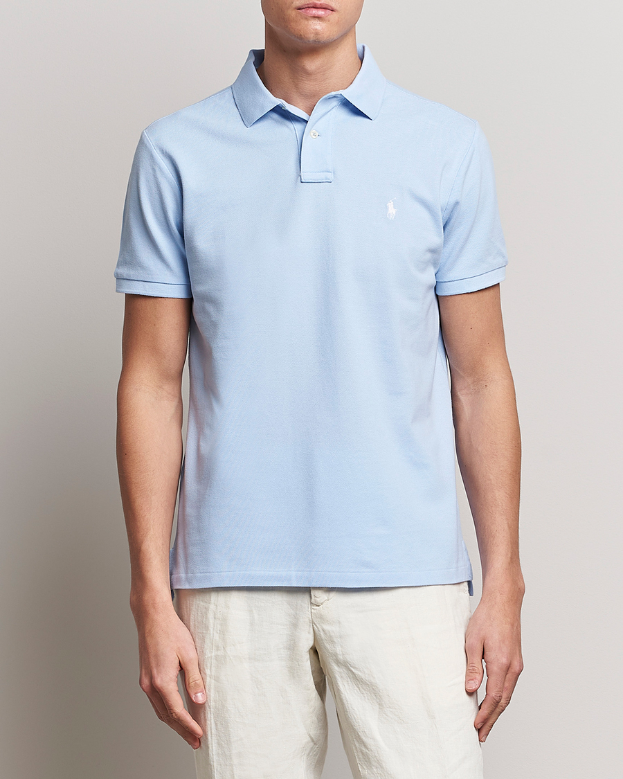 Herre | Polotrøjer | Polo Ralph Lauren | Custom Slim Fit Polo Office Blue