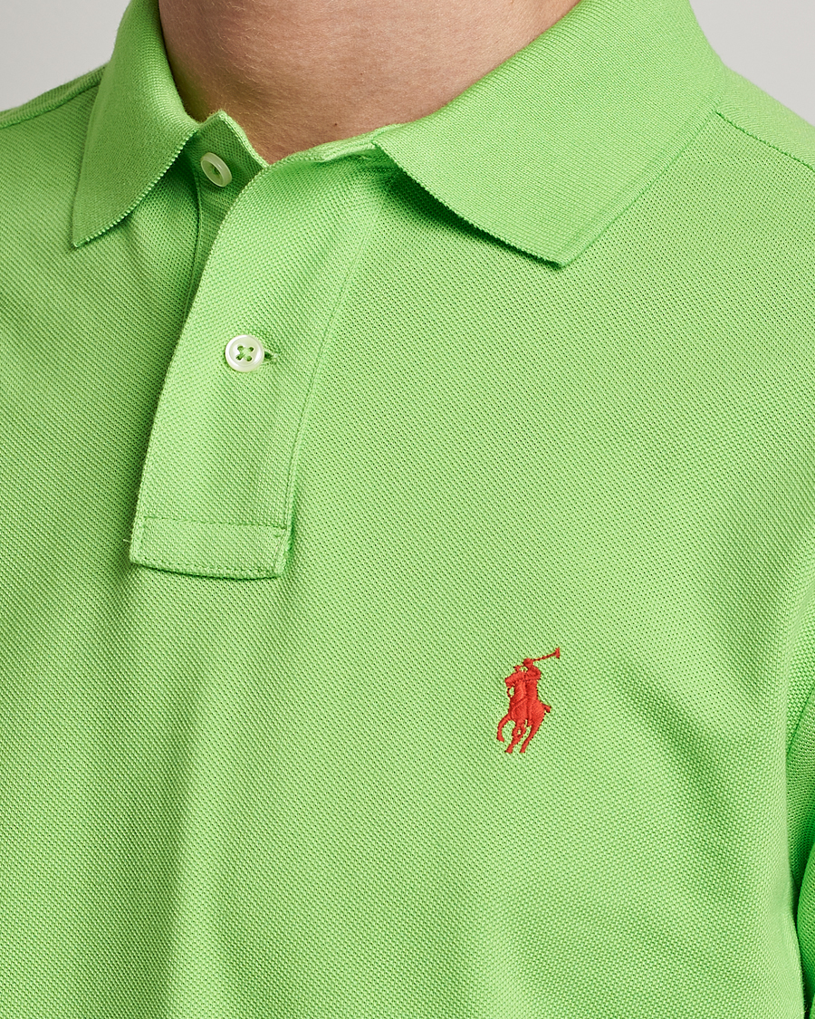 Herre | Polotrøjer | Polo Ralph Lauren | Custom Slim Fit Polo Kiwi Lime