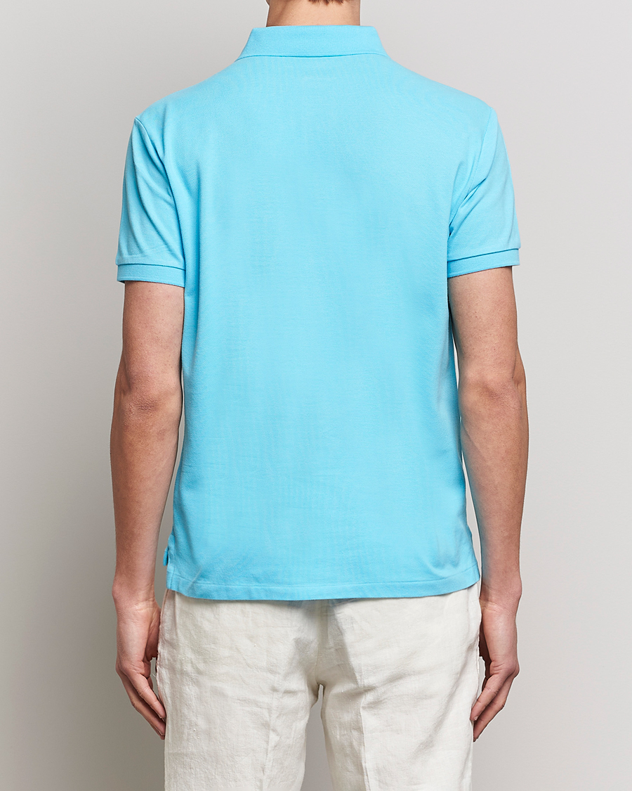 Herre | Polotrøjer | Polo Ralph Lauren | Custom Slim Fit Polo Turquoise Nova