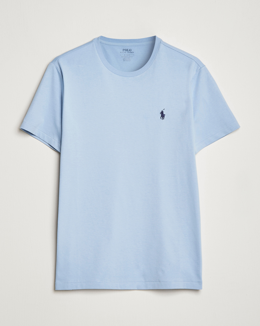 Herre | T-Shirts | Polo Ralph Lauren | Crew Neck T-Shirt Estate Blue