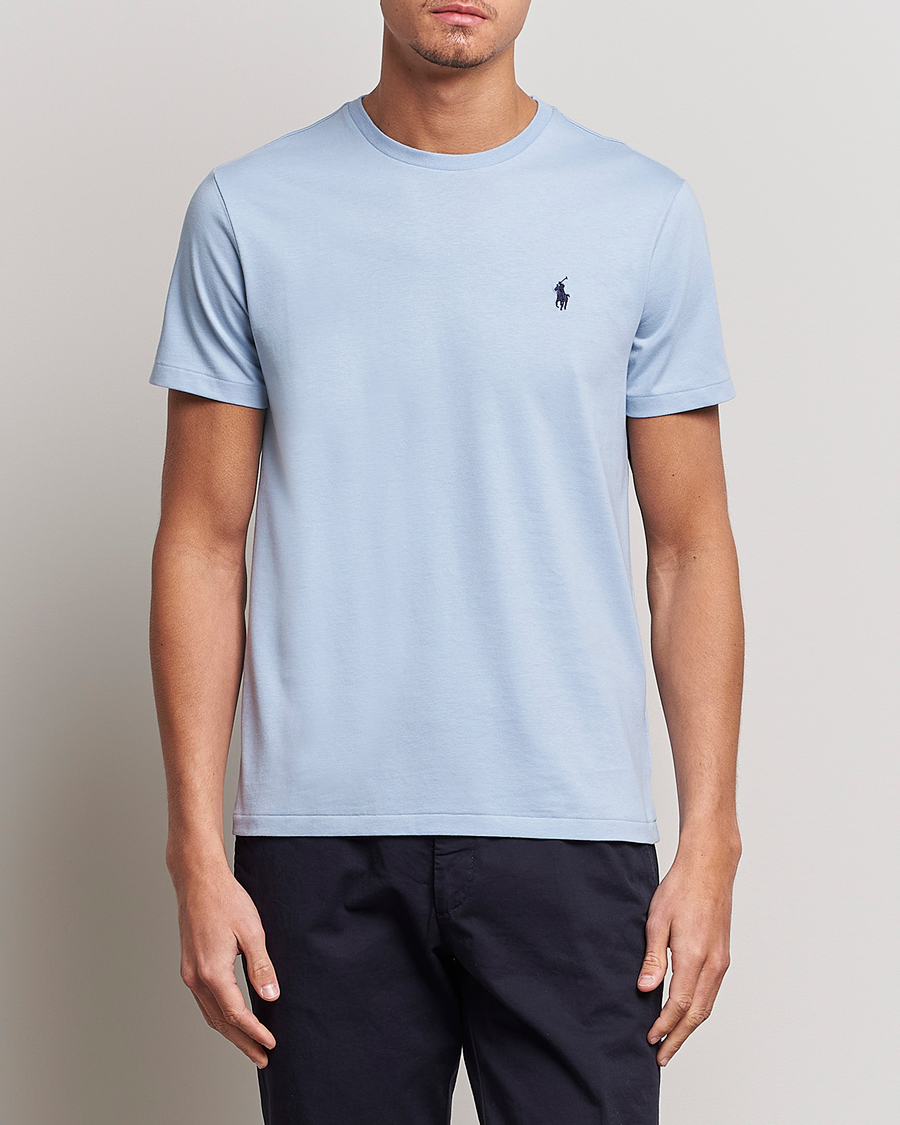 Herre | T-Shirts | Polo Ralph Lauren | Crew Neck T-Shirt Estate Blue