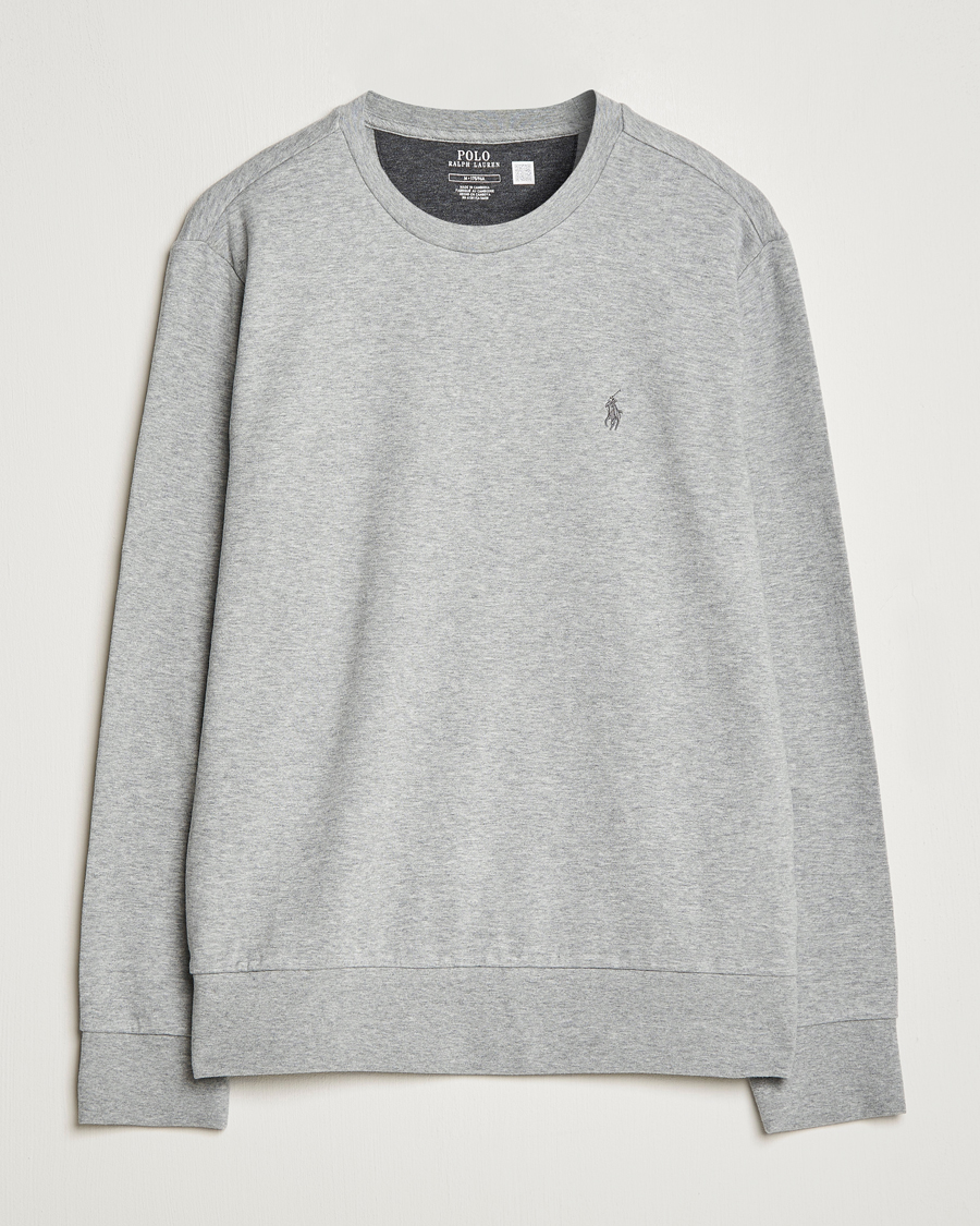 Herre | Trøjer | Polo Ralph Lauren | Double Knitted Jersey Sweatshirt Andover Heather