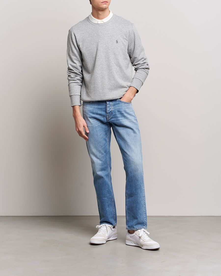 Herre | Trøjer | Polo Ralph Lauren | Double Knitted Jersey Sweatshirt Andover Heather