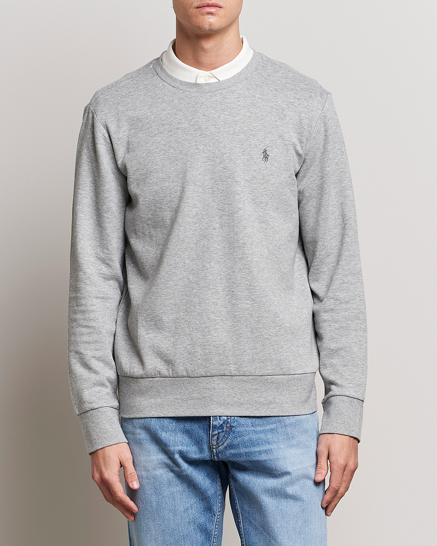 Herre | Trøjer | Polo Ralph Lauren | Double Knitted Jersey Sweatshirt Andover Heather
