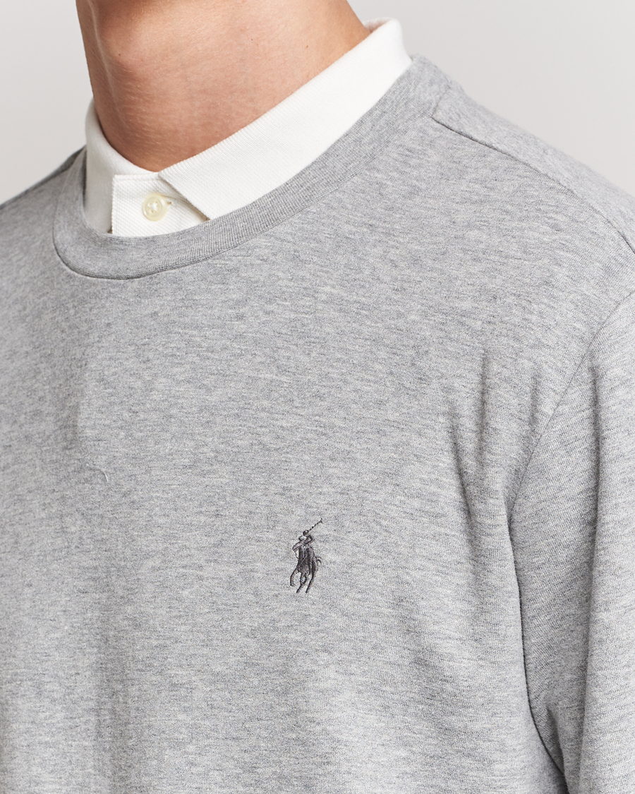 Herre | Trøjer | Polo Ralph Lauren | Double Knitted Jersey Sweatshirt Andover Heather