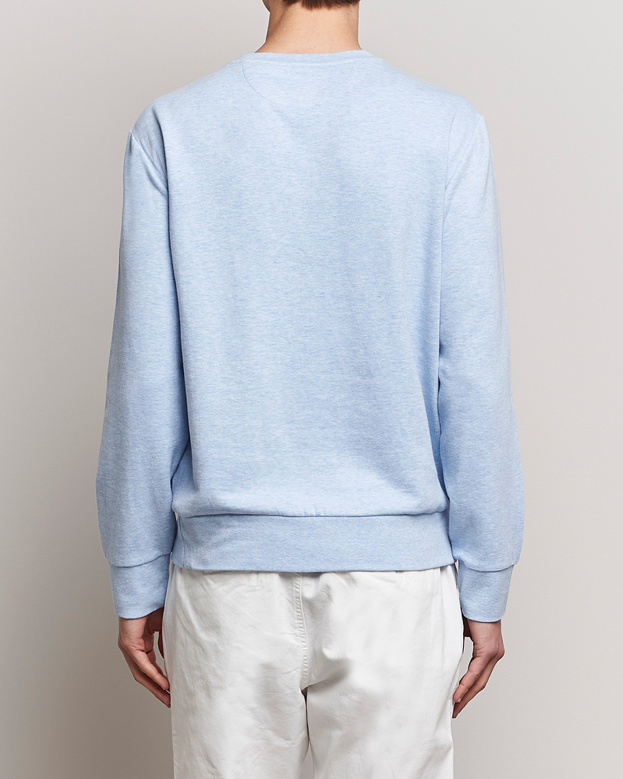 Herre | Trøjer | Polo Ralph Lauren | Double Knitted Jersey Sweatshirt Elite Blue Heather