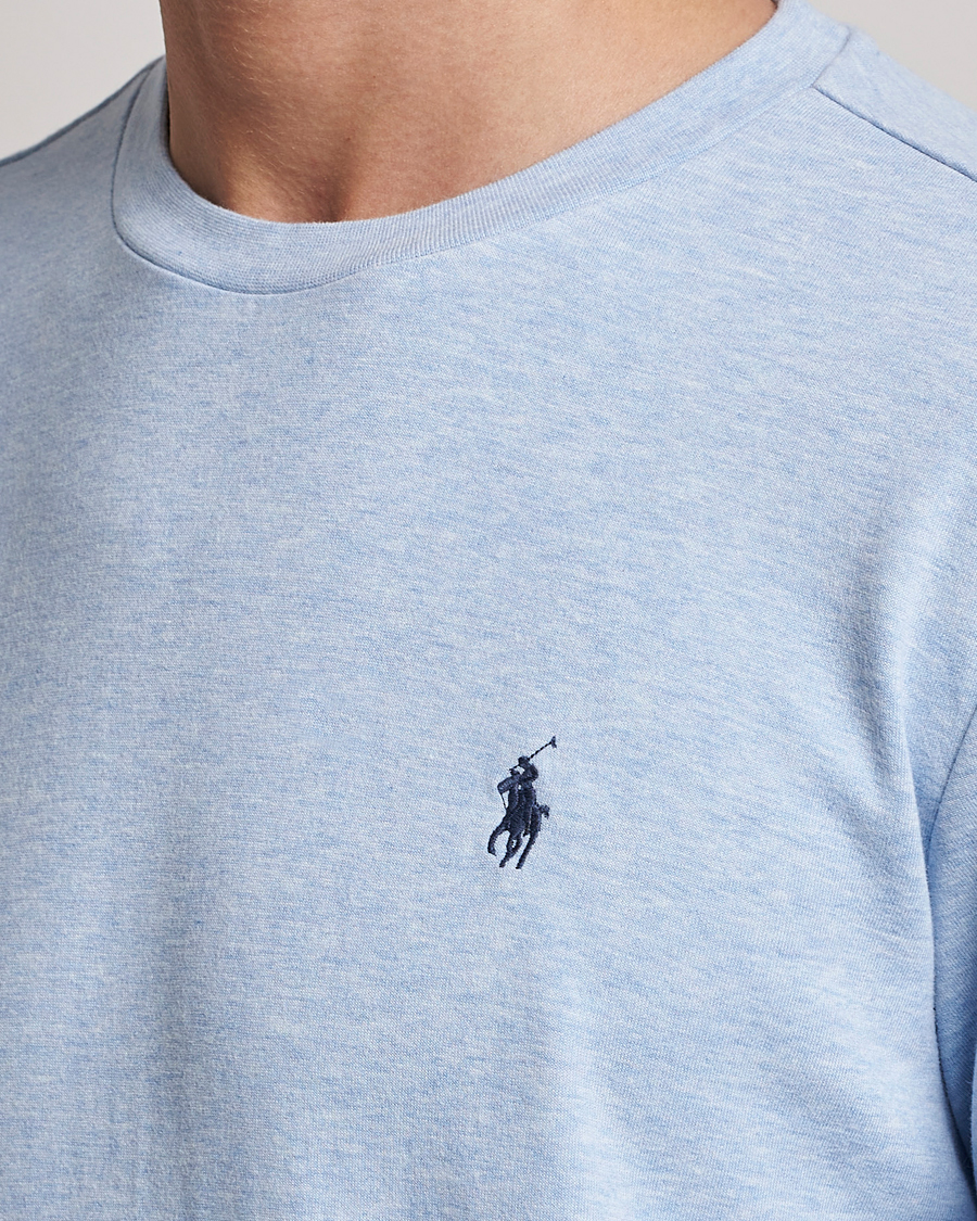 Herre | Trøjer | Polo Ralph Lauren | Double Knitted Jersey Sweatshirt Elite Blue Heather