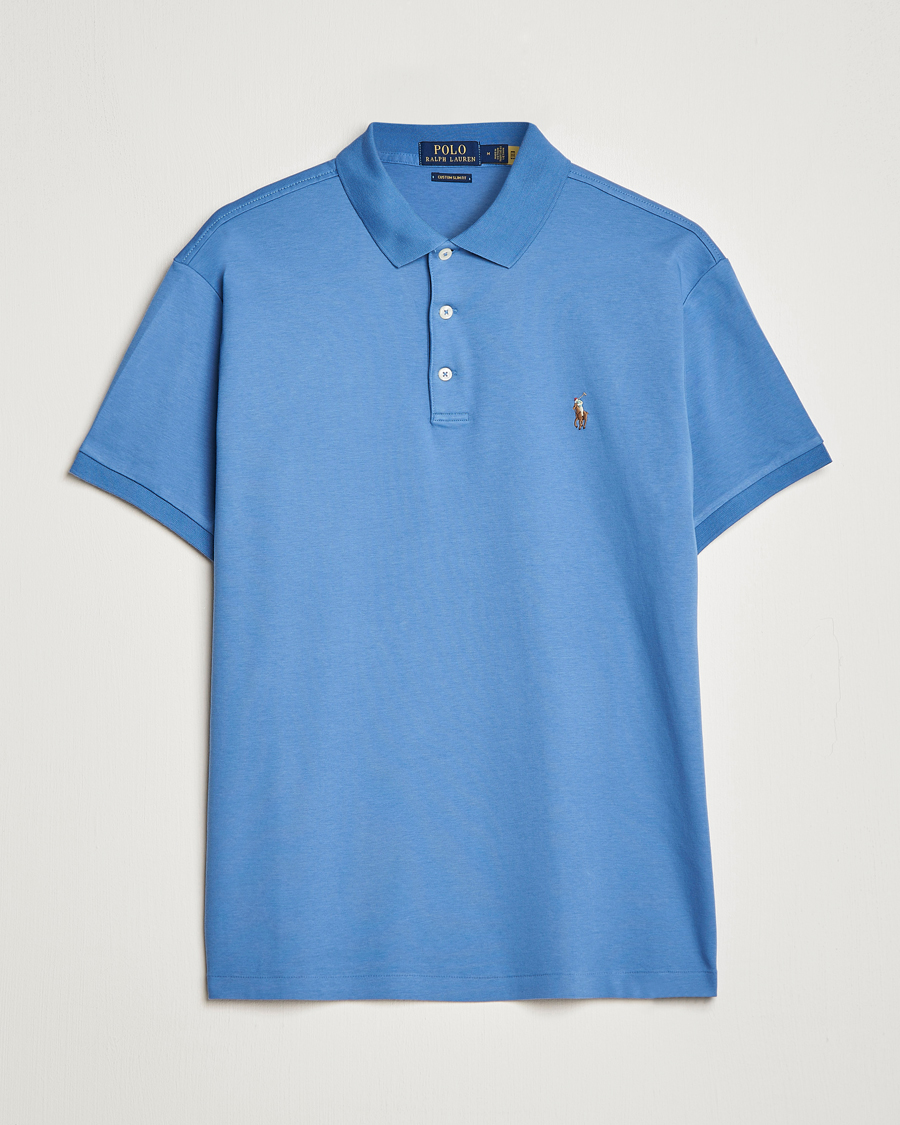 Herre | Polotrøjer | Polo Ralph Lauren | Luxury Pima Cotton Polo French Blue