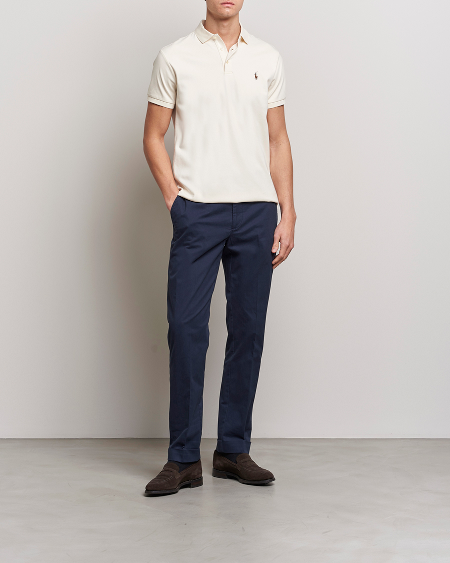 Herre | Polotrøjer | Polo Ralph Lauren | Luxury Pima Cotton Polo Guide Cream