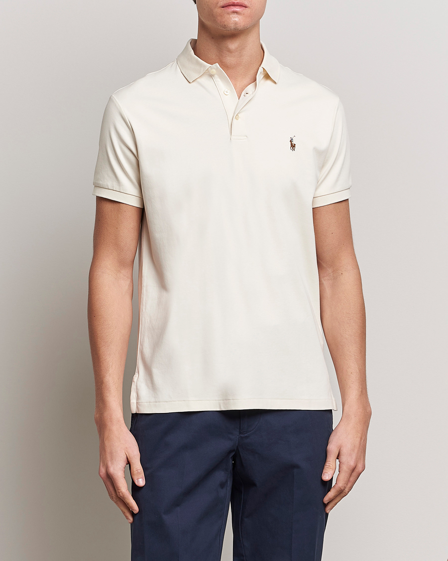 Herre | Polotrøjer | Polo Ralph Lauren | Luxury Pima Cotton Polo Guide Cream