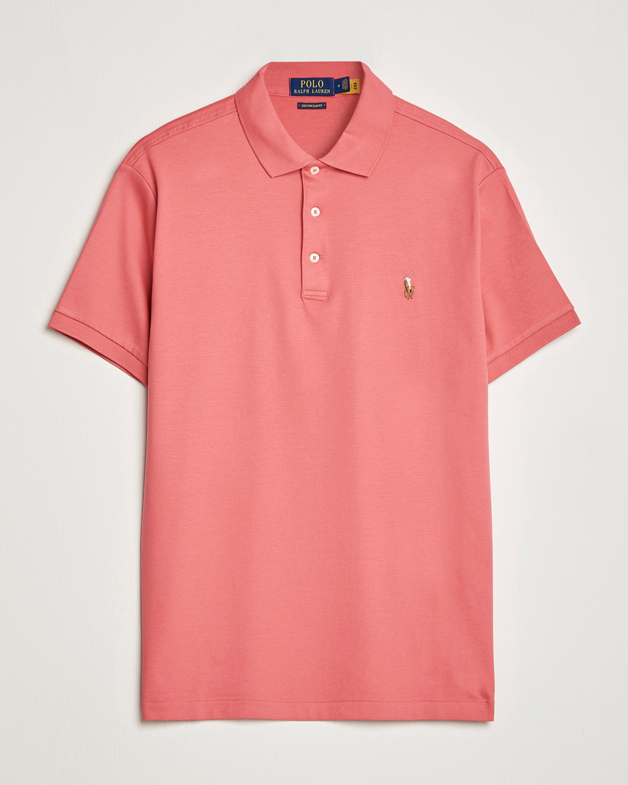 Herre | Polotrøjer | Polo Ralph Lauren | Luxury Pima Cotton Polo Red Sky