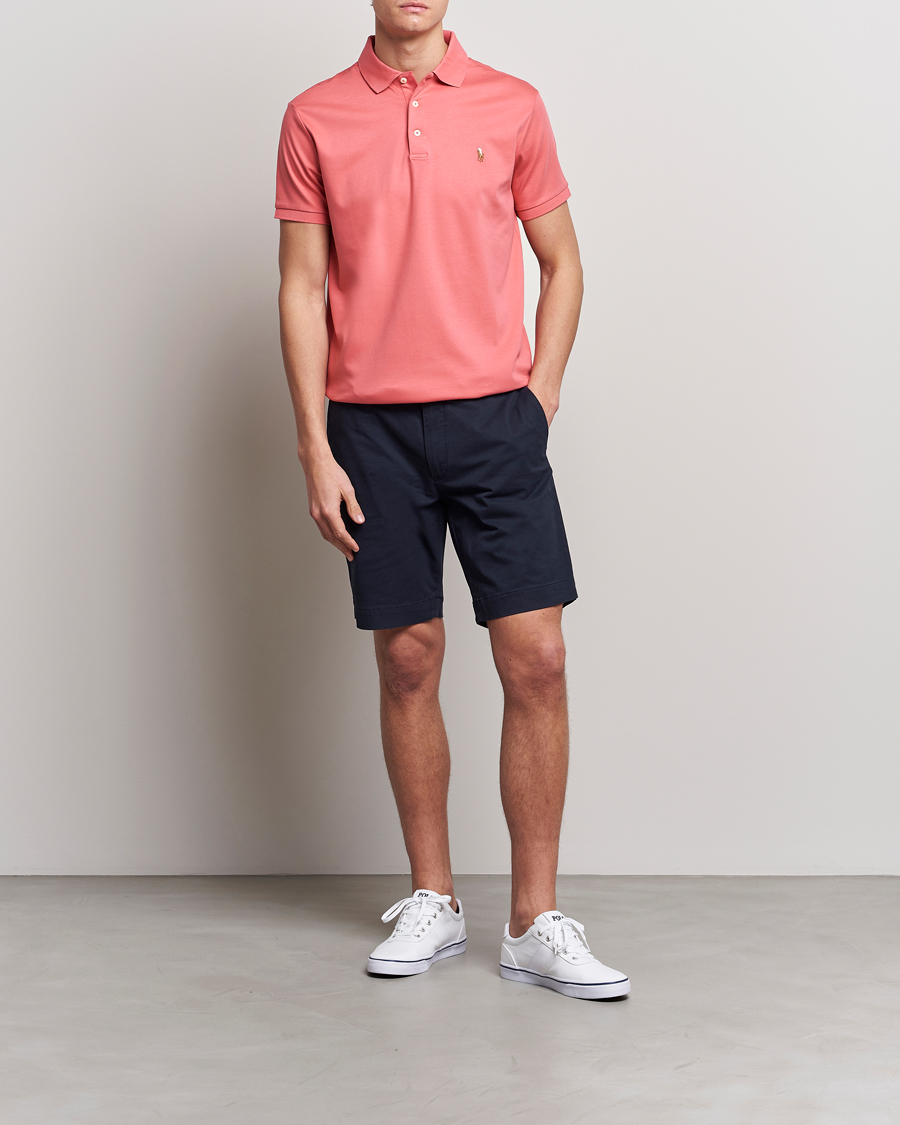 Herre | Polotrøjer | Polo Ralph Lauren | Luxury Pima Cotton Polo Red Sky