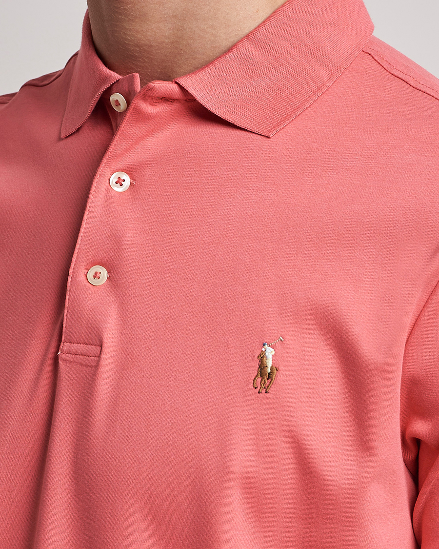 Herre | Polotrøjer | Polo Ralph Lauren | Luxury Pima Cotton Polo Red Sky