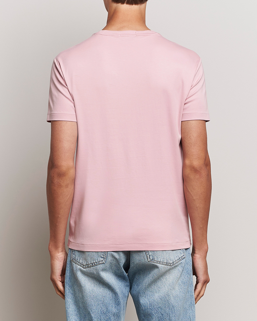 Herre | T-Shirts | Polo Ralph Lauren | Luxury Pima Cotton Crew Neck T-Shirt Chino Pink