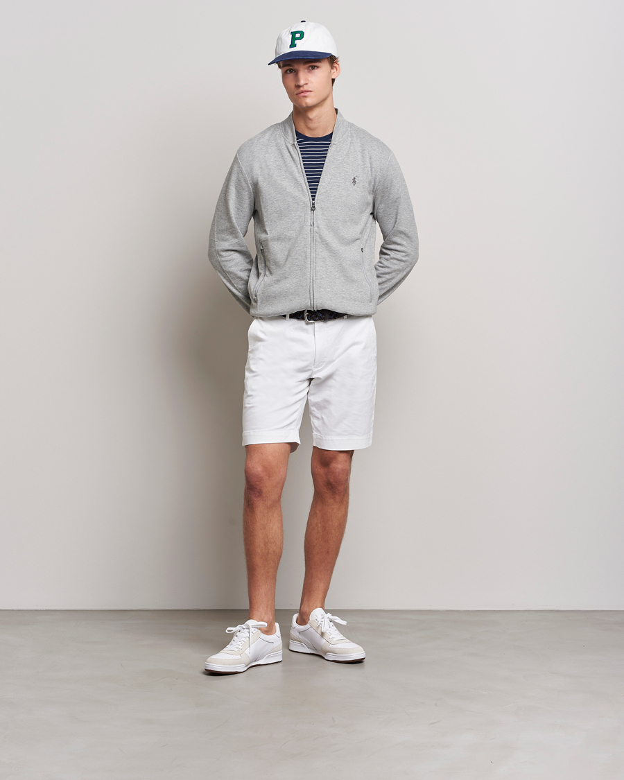 Herre | Trøjer | Polo Ralph Lauren | Double Knit Full-Zip Sweater Andover Heather
