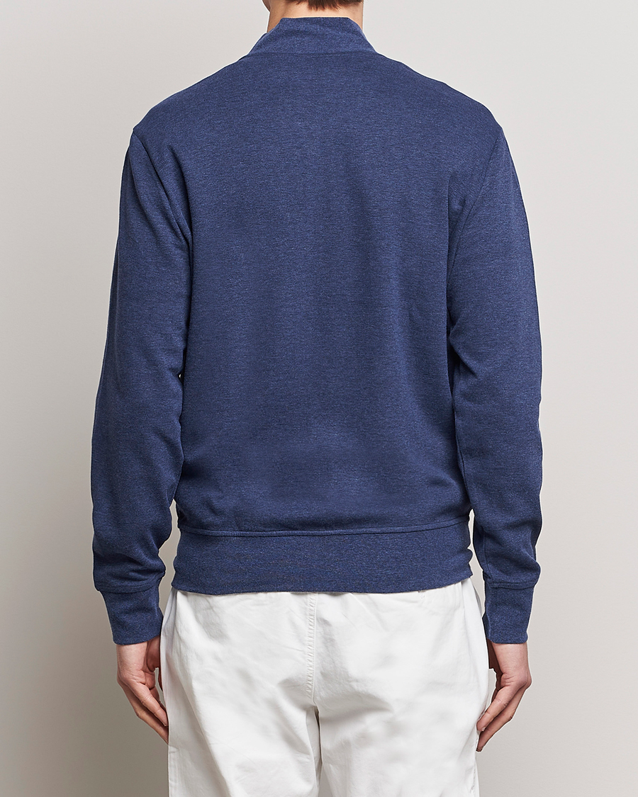 Herre | Trøjer | Polo Ralph Lauren | Double Knit Full-Zip Sweater Spring Navy Heather