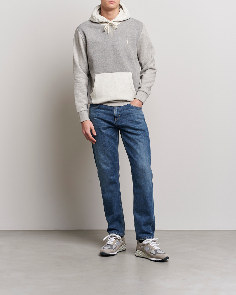 Herre | Trøjer | Polo Ralph Lauren | RL Fleece Colorblocked Hoodie Heather Multi