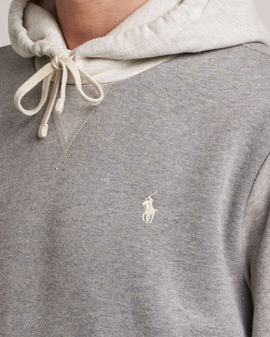 Herre | Trøjer | Polo Ralph Lauren | RL Fleece Colorblocked Hoodie Heather Multi