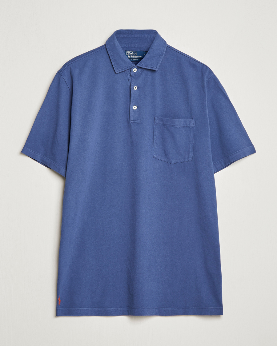 Herre | Polotrøjer | Polo Ralph Lauren | Cotton/Linen Polo Boathouse Navy