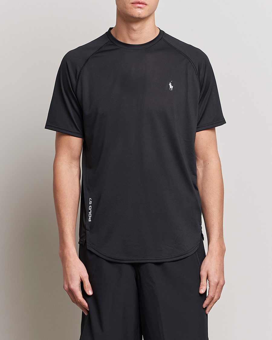 Herre | T-Shirts | Polo Ralph Lauren | Performance Jersey Crew Neck T-Shirt Black