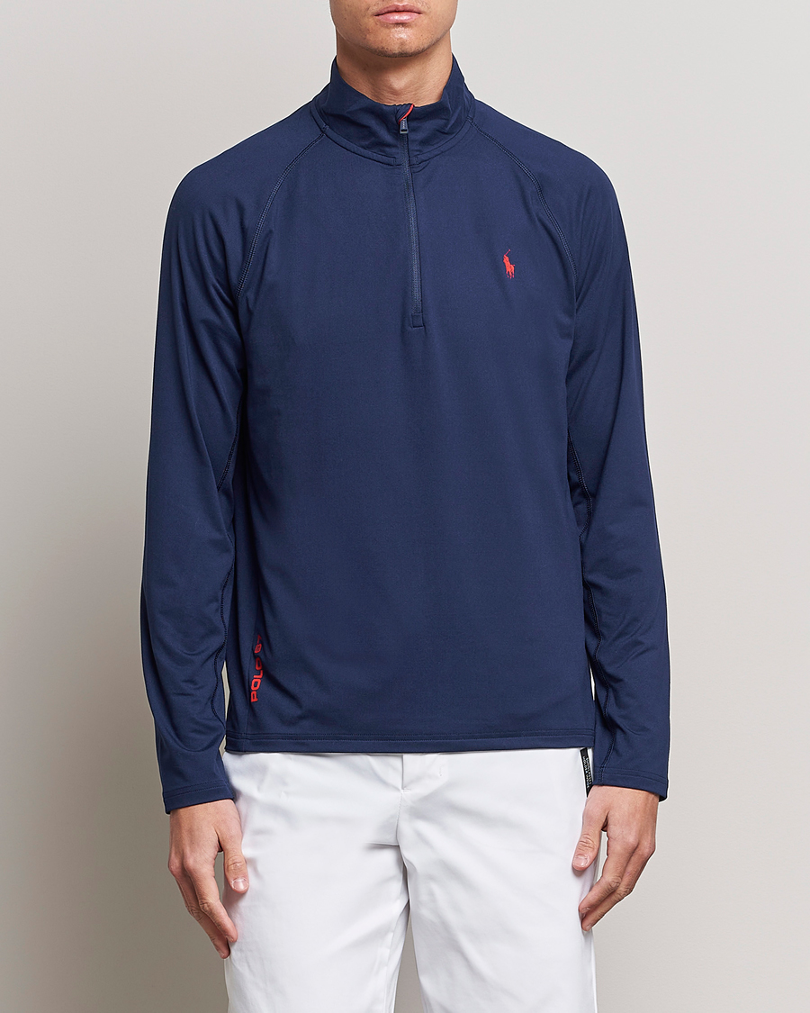 Herre | Trøjer | Polo Ralph Lauren | Performance Jersey Half-Zip Newport Navy