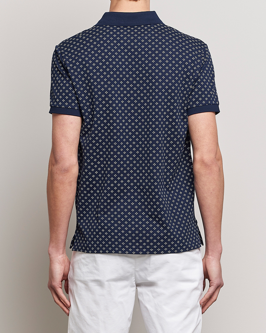 Herre | Polotrøjer | Polo Ralph Lauren | Custom Slim Fit Diamond Dots Polo Newport Navy