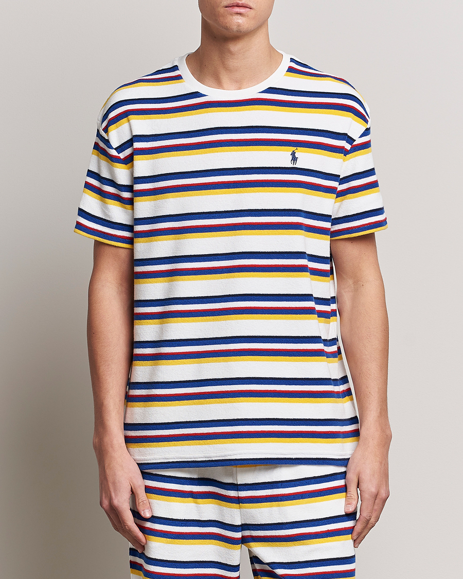 Herre |  | Polo Ralph Lauren | Cotton Terry Striped T-Shirt Multi