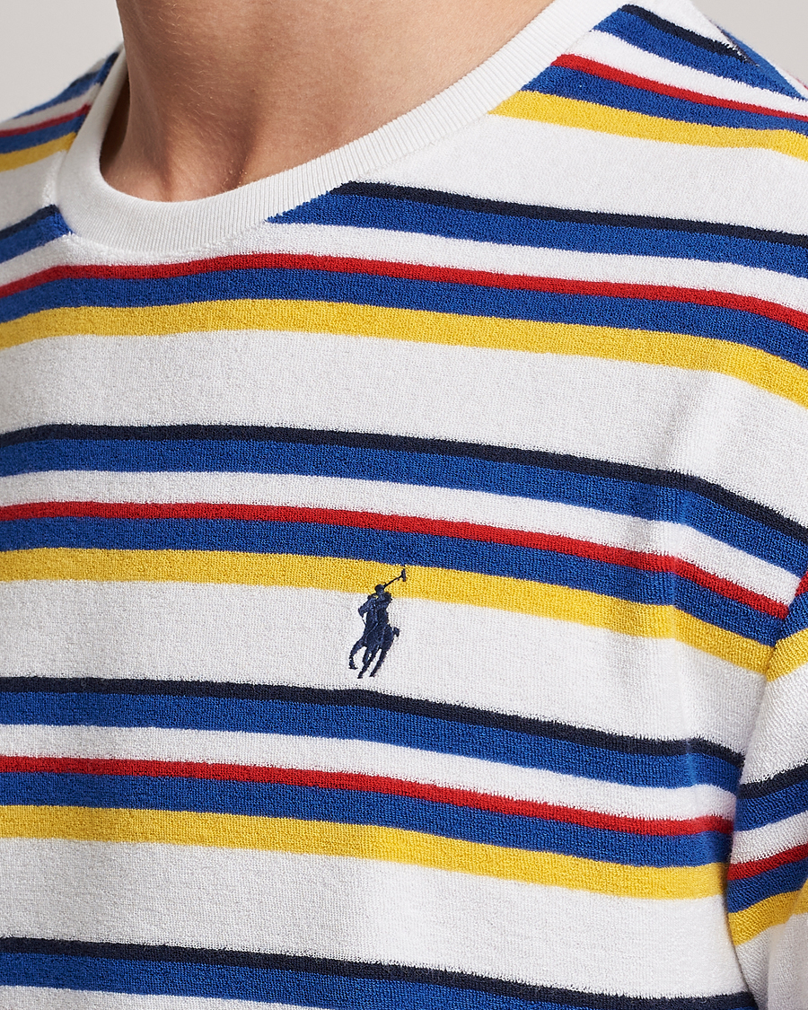 Herre | T-Shirts | Polo Ralph Lauren | Cotton Terry Striped T-Shirt Multi