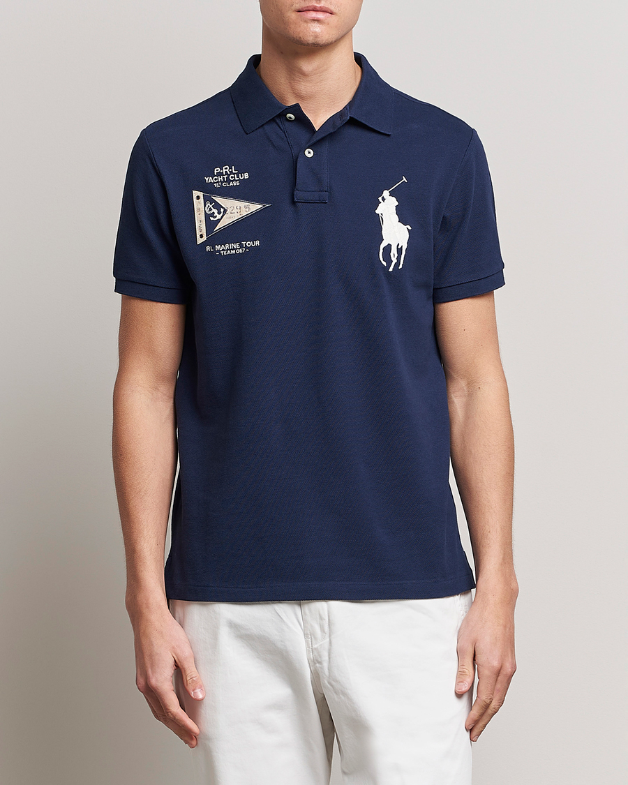 Herre |  | Polo Ralph Lauren | Custom Slim Fit Regatta Polo Newport Navy