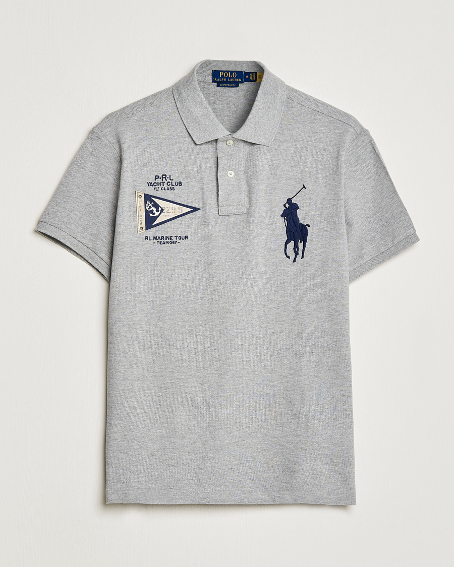 Herre | Polotrøjer | Polo Ralph Lauren | Custom Slim Fit Regatta Polo Andover Heather