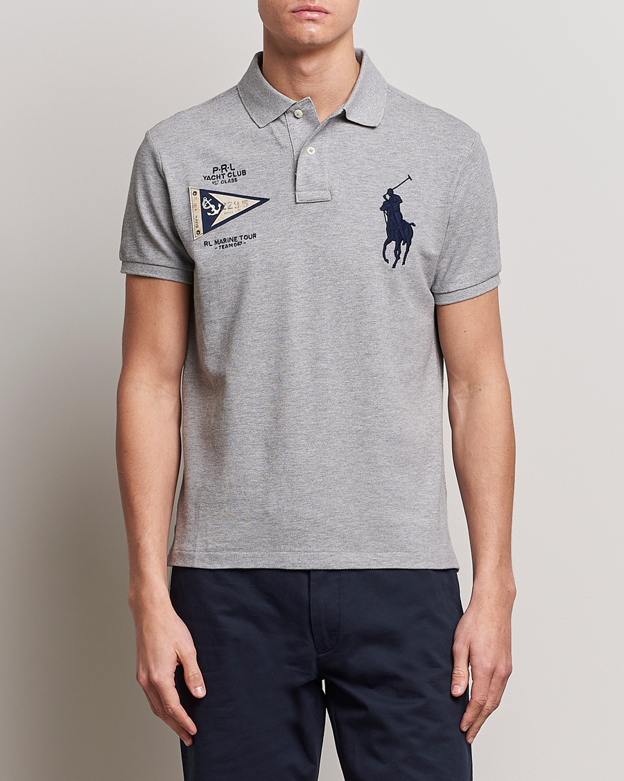 Herre | Polotrøjer | Polo Ralph Lauren | Custom Slim Fit Regatta Polo Andover Heather