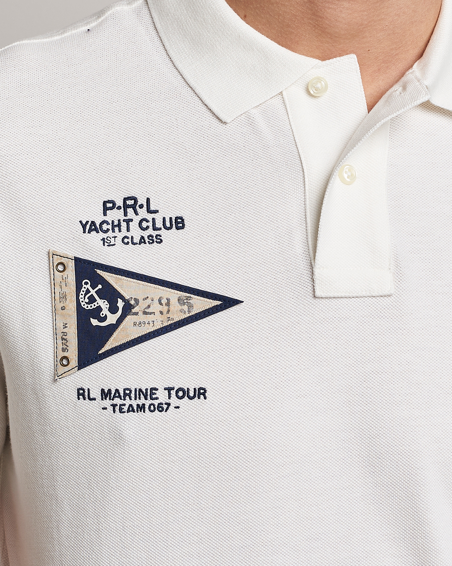 Herre | Polotrøjer | Polo Ralph Lauren | Custom Slim Fit Regatta Polo Nevis White