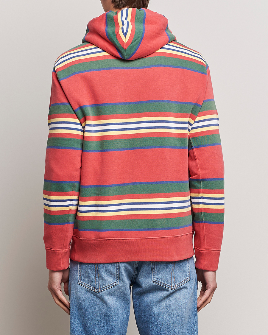Herre | Trøjer | Polo Ralph Lauren | Yarn Died Fleece Striped Hoodie Multi