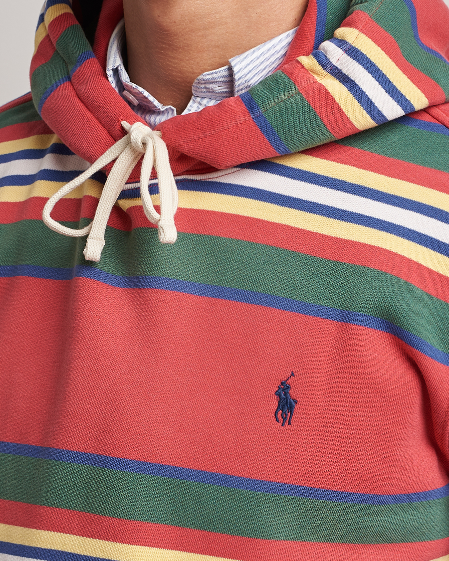 Herre | Trøjer | Polo Ralph Lauren | Yarn Died Fleece Striped Hoodie Multi