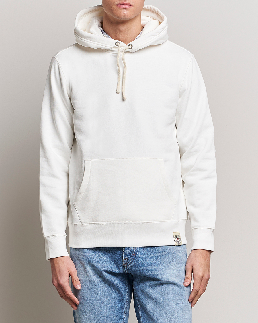 Herre | Trøjer | Polo Ralph Lauren | Vintage Fleece Hoodie Deckwash White