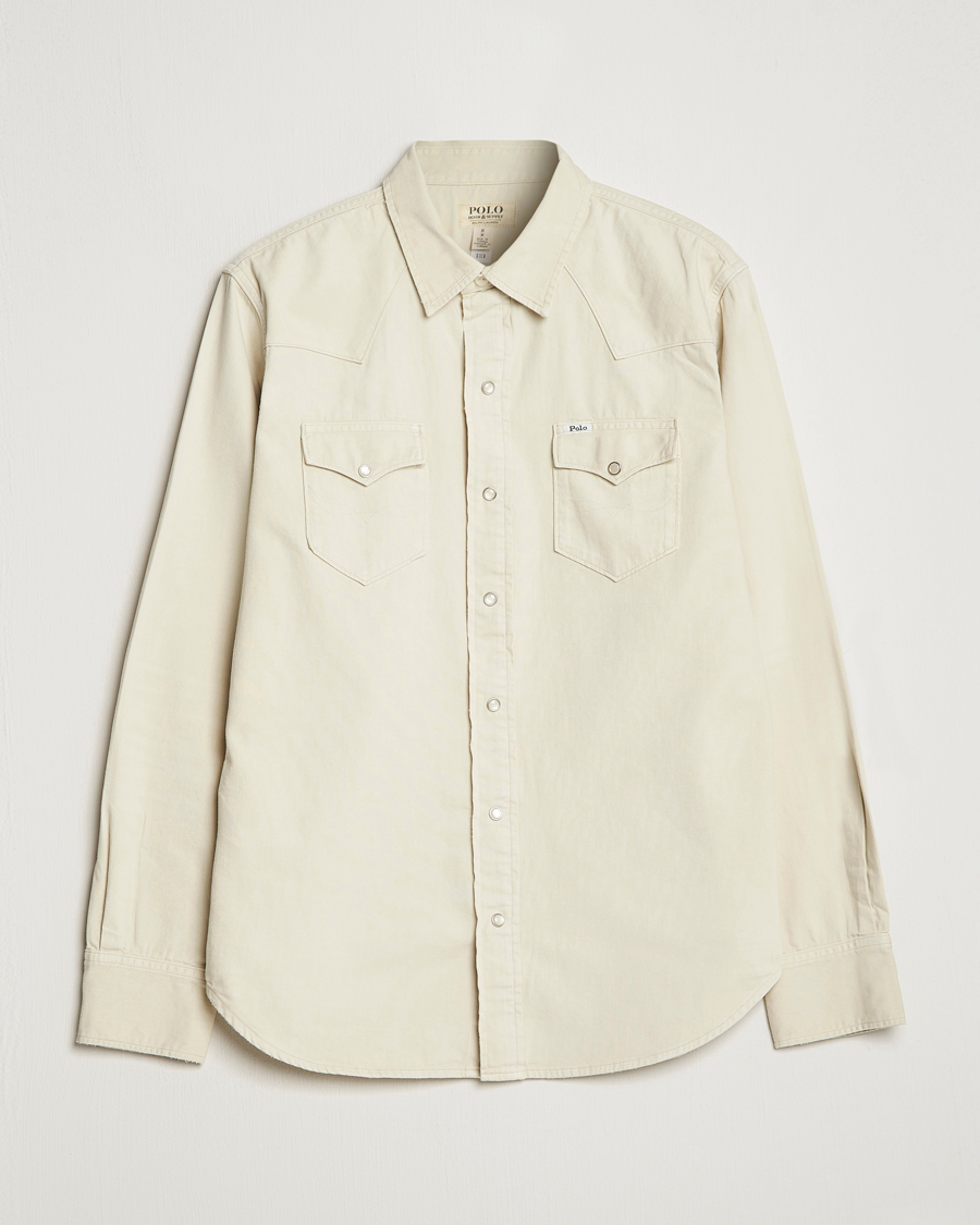 Herre | Skjorter | Polo Ralph Lauren | Western Denim Shirt Basic Sand