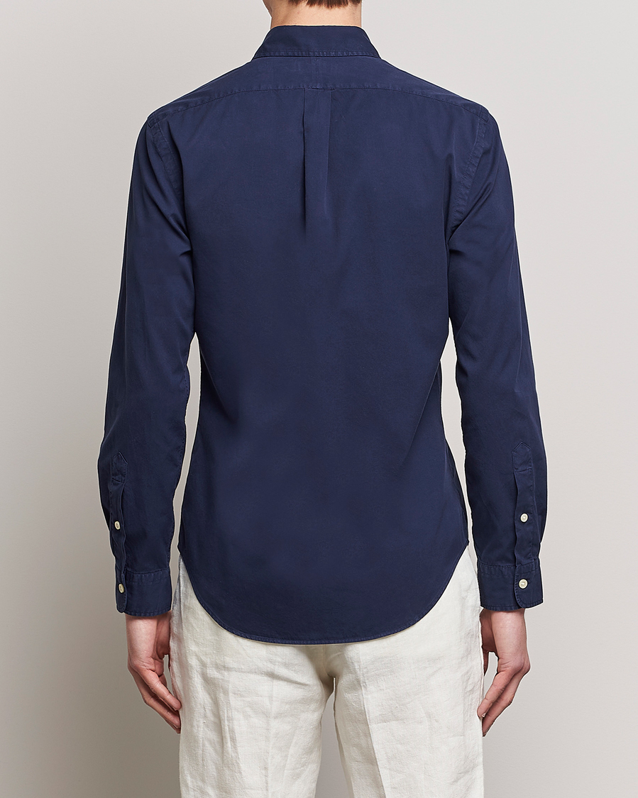 Herre | Skjorter | Polo Ralph Lauren | Slim Fit Twill Shirt Newport Navy