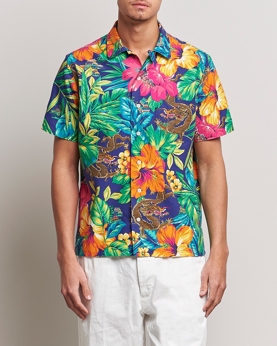Herre | Skjorter | Polo Ralph Lauren | Printed Flower Short Sleeve Shirt Tropical
