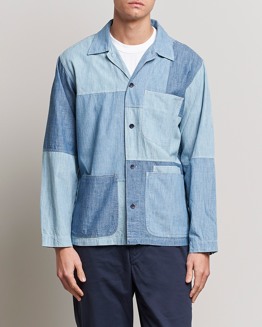 Herre | Jakker | Polo Ralph Lauren | Patchwork Denim Shirt Jacket Indigo