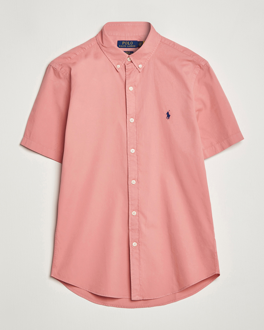 Herre | Skjorter | Polo Ralph Lauren | Twill Short Sleeve Shirt Desert Rose