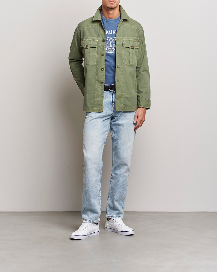 Herre | Jakker | Polo Ralph Lauren | Twill Pocket Shirt Jacket Olive