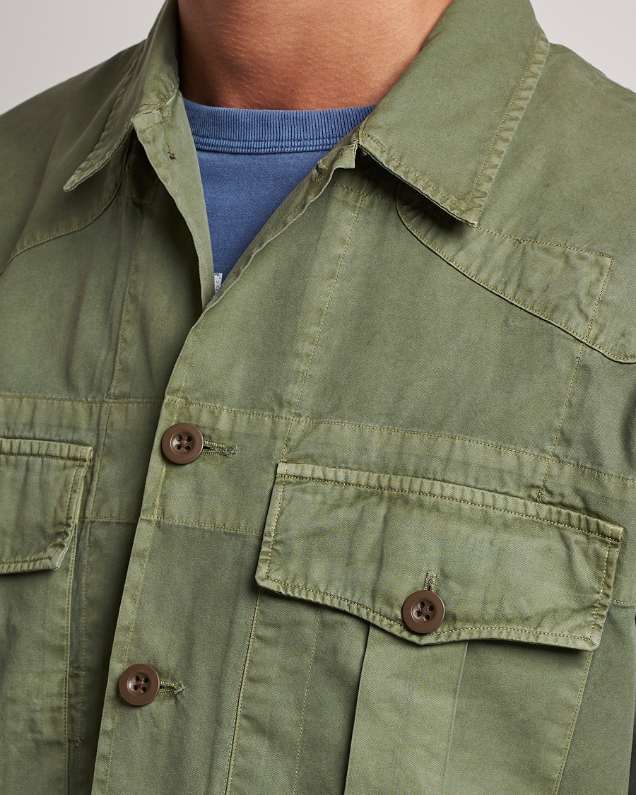 Herre | Jakker | Polo Ralph Lauren | Twill Pocket Shirt Jacket Olive