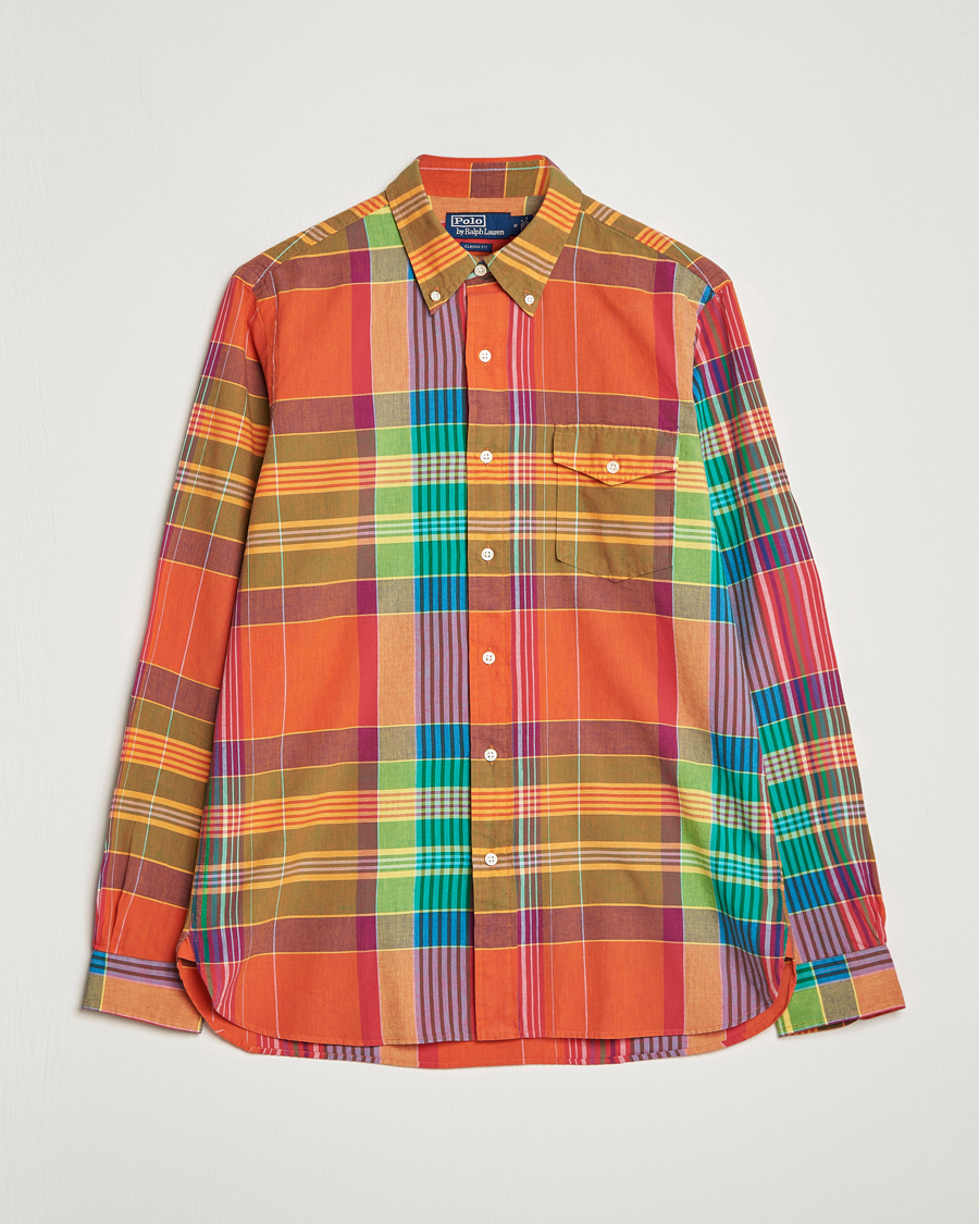 Herre | Skjorter | Polo Ralph Lauren | Classic Fit Checked Madras Shirt Multi