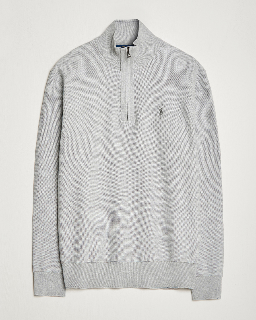 Herre | Trøjer | Polo Ralph Lauren | Textured Half-Zip Andover Heather