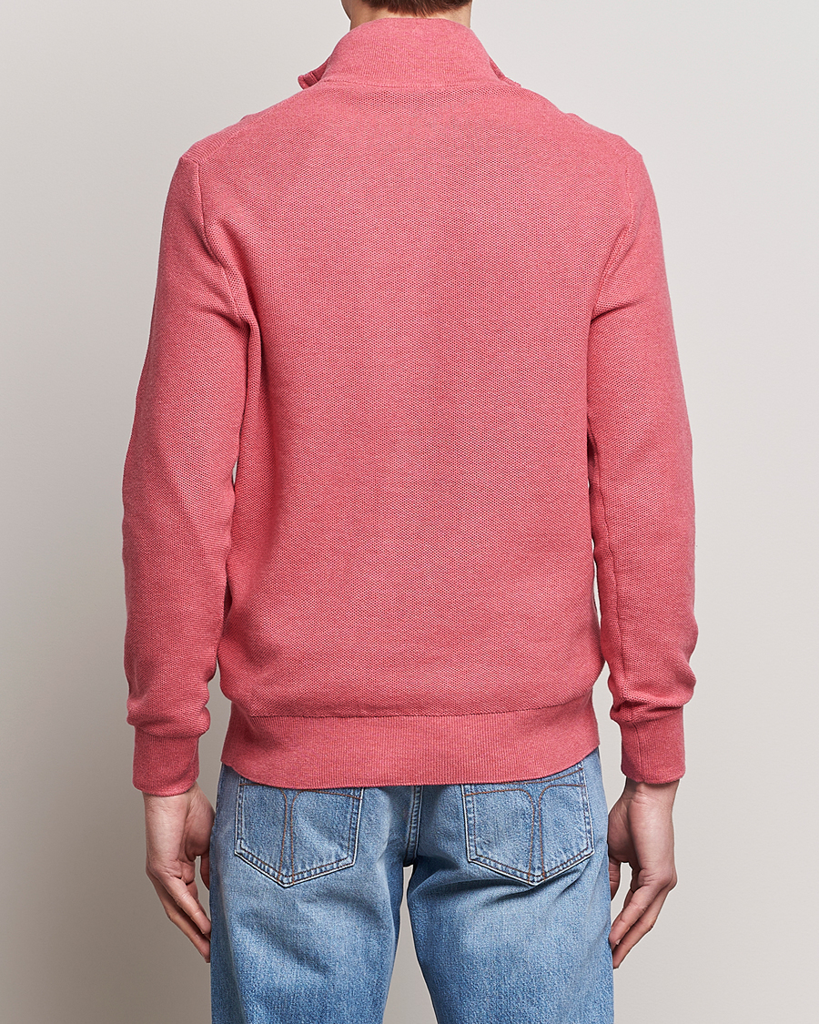 Herre | Trøjer | Polo Ralph Lauren | Textured Half-Zip Red Sky Heather