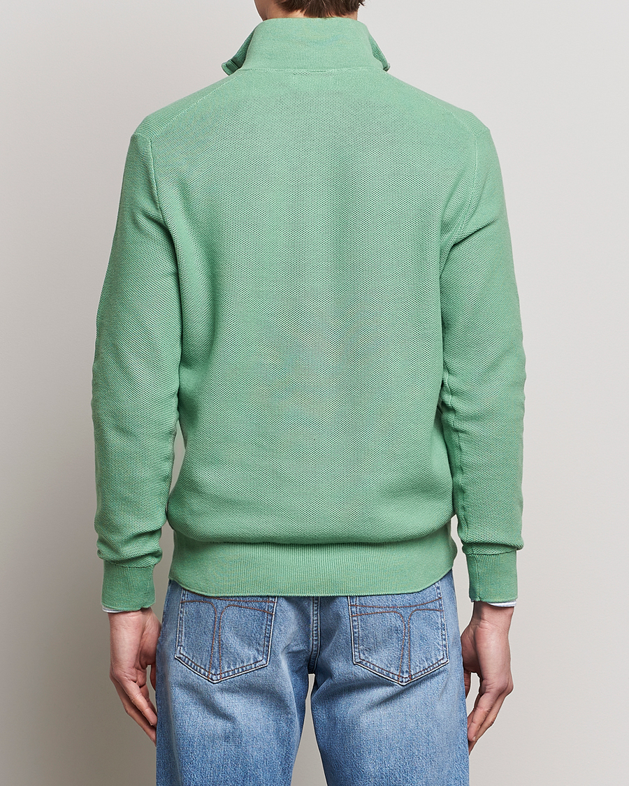 Herre | Trøjer | Polo Ralph Lauren | Textured Half-Zip Pistachio Green