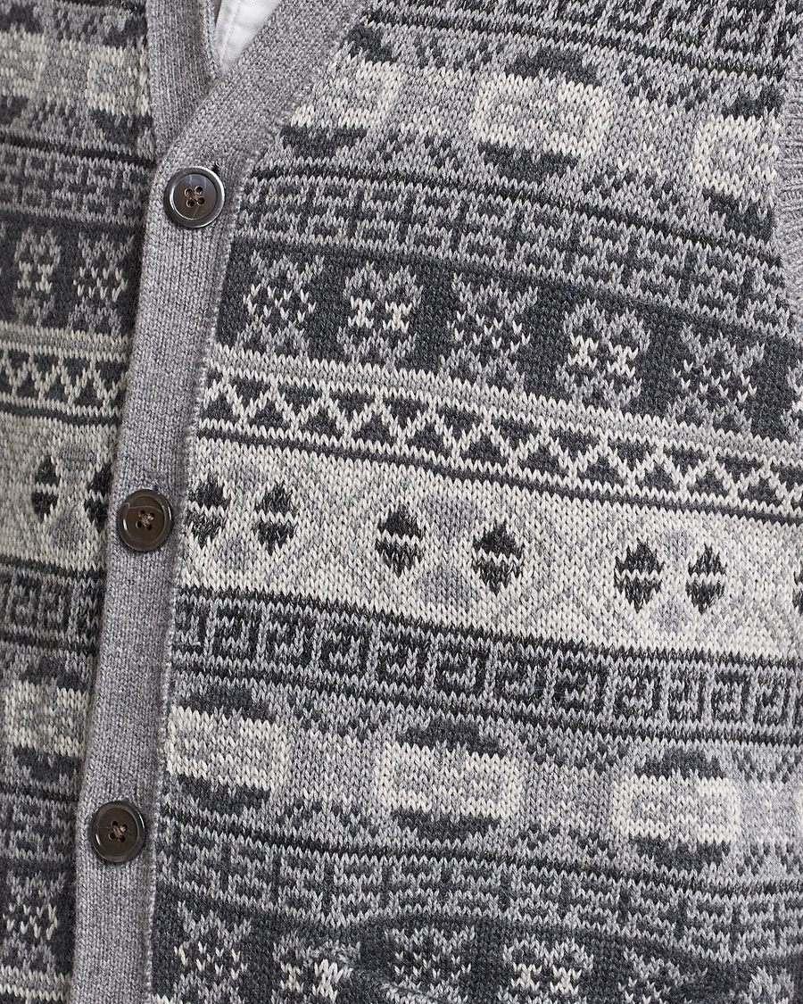 Herre | Trøjer | Polo Ralph Lauren | Knitted Fairisle Vest Grey
