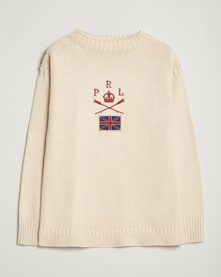 Herre | Trøjer | Polo Ralph Lauren | Knitted Anchor Sweater Cream