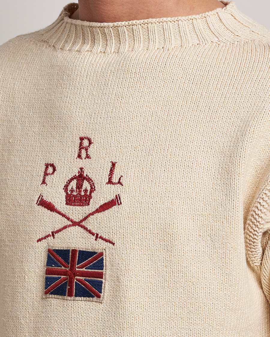 Herre | Trøjer | Polo Ralph Lauren | Knitted Anchor Sweater Cream